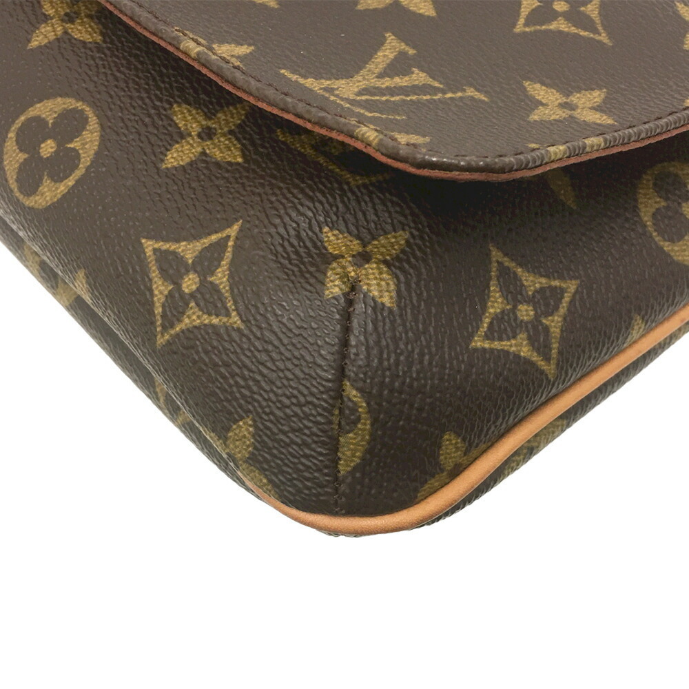 Louis Vuitton Musette Tango Shoulder Bag Monogram Brown Leather Flap Business - Picture 8 of 10